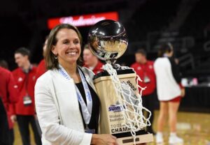 West Virginia tabs South Dakota's Dawn Plitzuweit as its next women's hoops coach